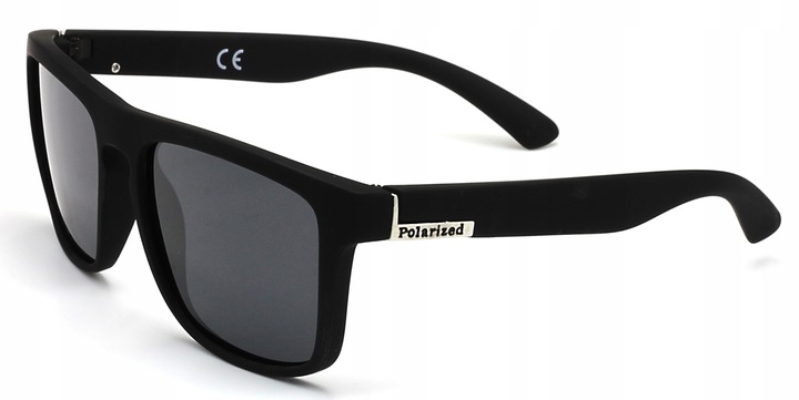OKULARY PRZECIWSŁONECZNE MĘSKIE POLARYZACYJNE UV 400 ETUI POLARIZED CZARNE