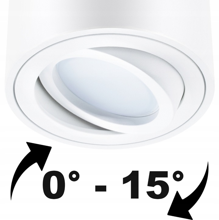Oprawa Natynkowa HALOGENOWA TUBA Ruchoma + LED 5W