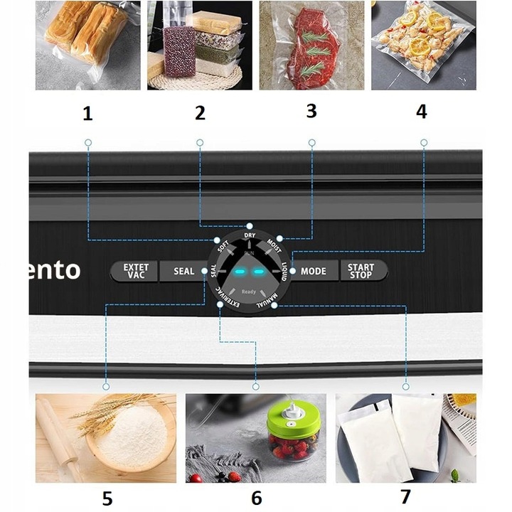 ZGRZEWARKA PRÓŻNIOWA DO ŻYWNOŚCI + WORKI - PAKOWARKA PRÓŻNIOWA DO