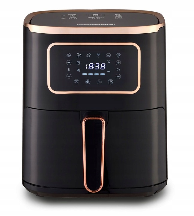 Duża BEZTŁUSZCZOWA FRYTKOWNICA Air Fryer 5L AIRFRYER 1450W 6 Programów