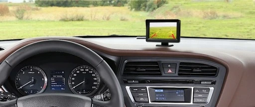 MONITOR LCD 4,3 CALA + KAMERA COFANIA W RAMCE