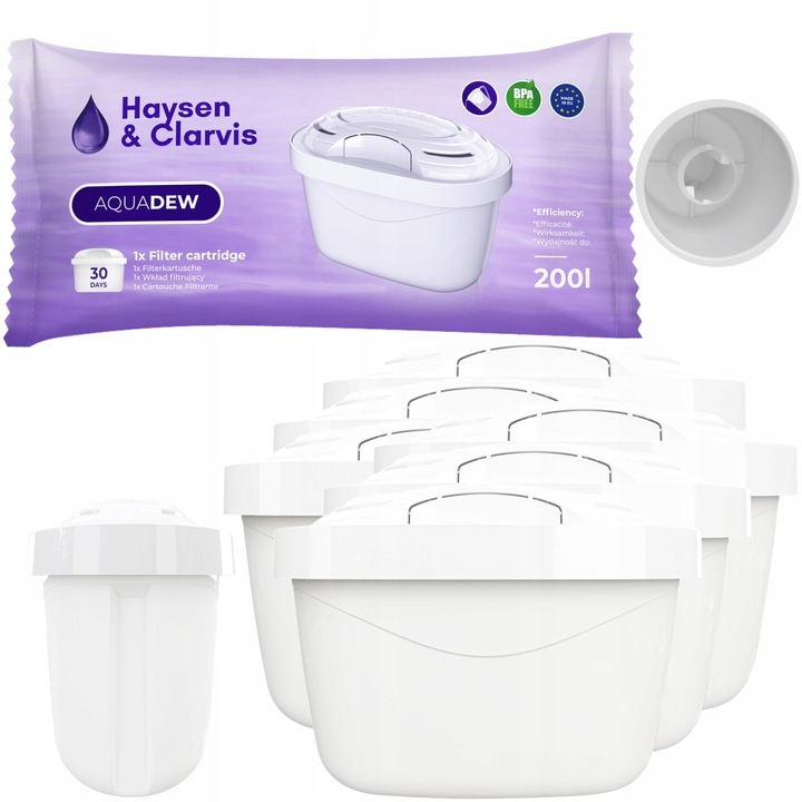 6x filtr wody Haysen&Clarvis do dzbanka Brita Dafi zamiennik
