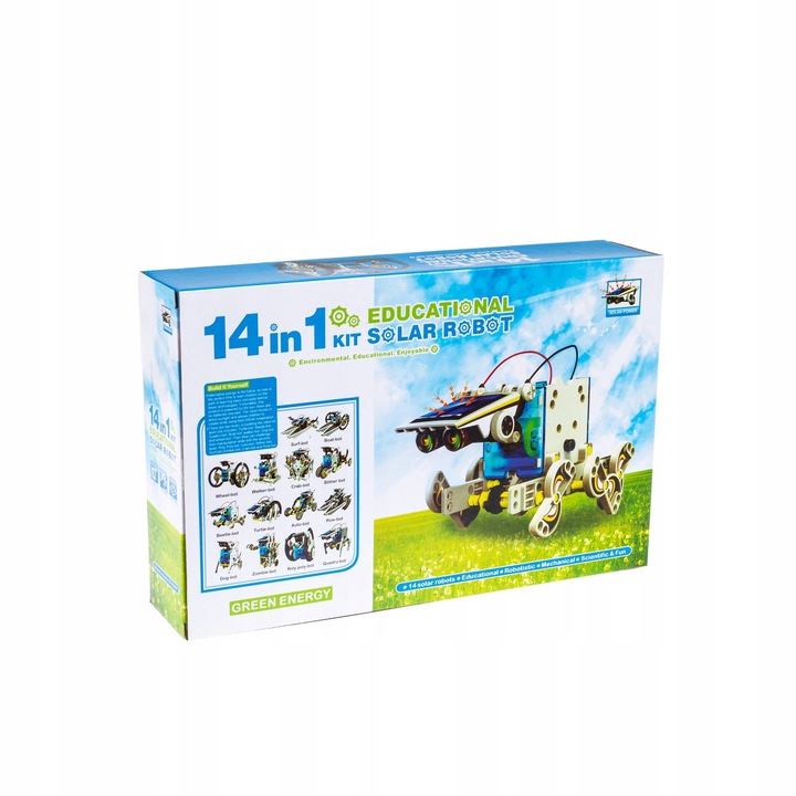 ROBOT SOLARNY ZESTAW ZABAWEK SOLARNYCH 14W1 SOLAR