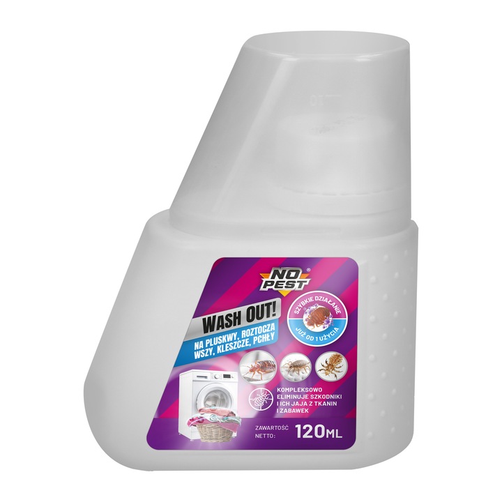 ŚRODEK DO PRANIA NA PLUSKWY ROZTOCZA WSZY KLESZCZE PCHŁY JAJA LARW