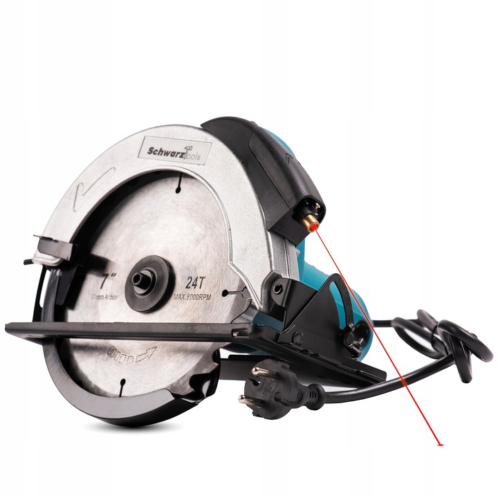 MOCNA PILARKA DO DREWNA RĘCZNA PIŁA TARCZOWA LASER NAJAZDOWA