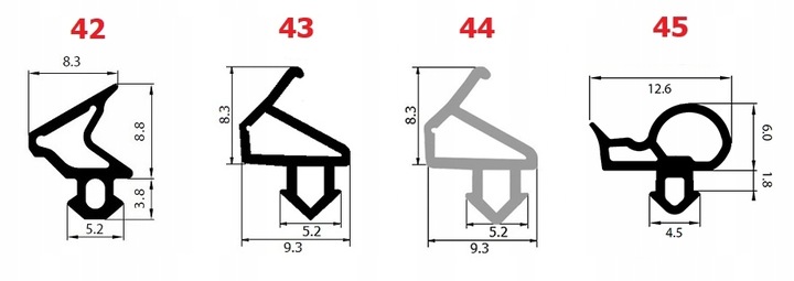 10mb S-1127 SZARA Uszczelki Okienne Uszczelka Okienna Do Okna Okien