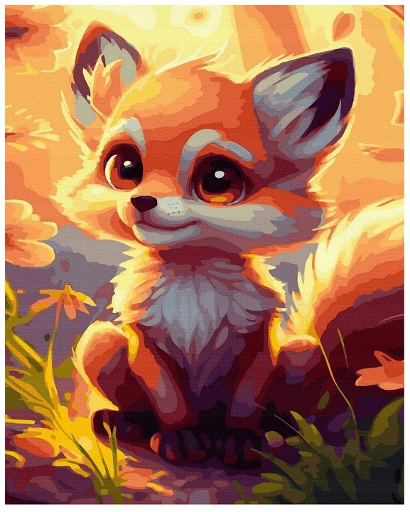 MALOWANIE PO NUMERACH Z RAMĄ Obrazy Do Malowania Dla Dzieci OBRAZ 40x50