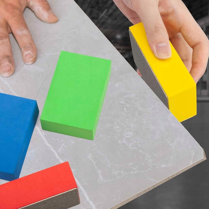 4 SZT DIAMENTOWA KOSTKA DO SZLIFOWANIA GRESU PŁYTEK 60# 100# 200# 400#