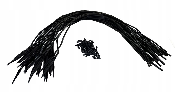 Emiter KROPLOWNIK Patykowy wkłuwka wężyk 70cm x25 szt 70 cm PRosty 2l/h