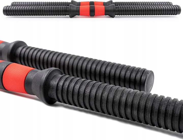 2W1 HANTLE BITUMICZNE REGULOWANE 2x20 KG + SZTANGA = ZESTAW HANTLI 40 KG