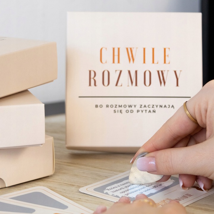 Chwile Rozmowy - Karty zdrapki z pytaniami dla Par, Zdrap Chwile Walentynki