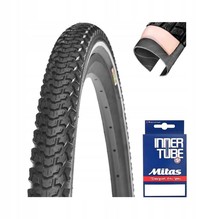 OPONA ROWEROWA 28 i DĘTKA 700x40 42-622 ZESTAW DO ROWERU OPONY DĘTKI