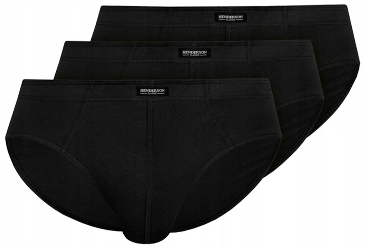 6 PAK HENDERSON SLIPY MAJTKI MĘSKIE CZARNE 1446-K122 XL