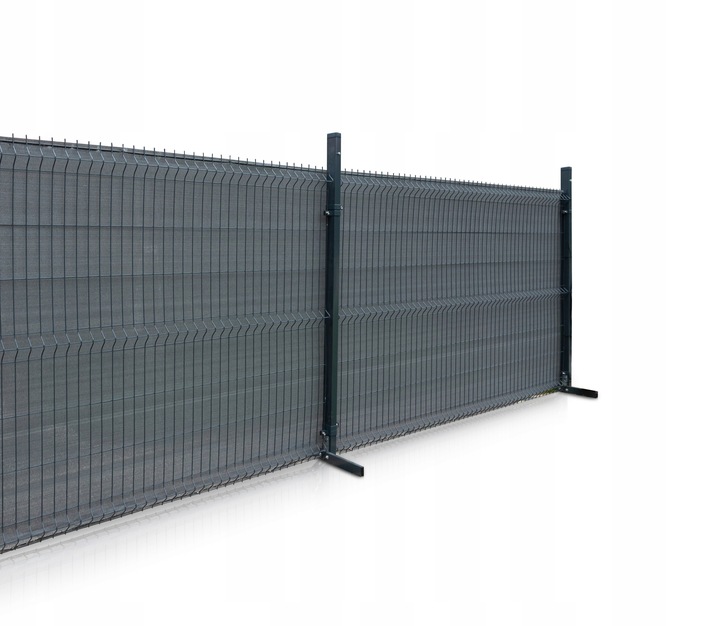 SIATKA CIENIUJĄCA 95% OSŁONA PŁOT 1,50mx10m GRAFIT