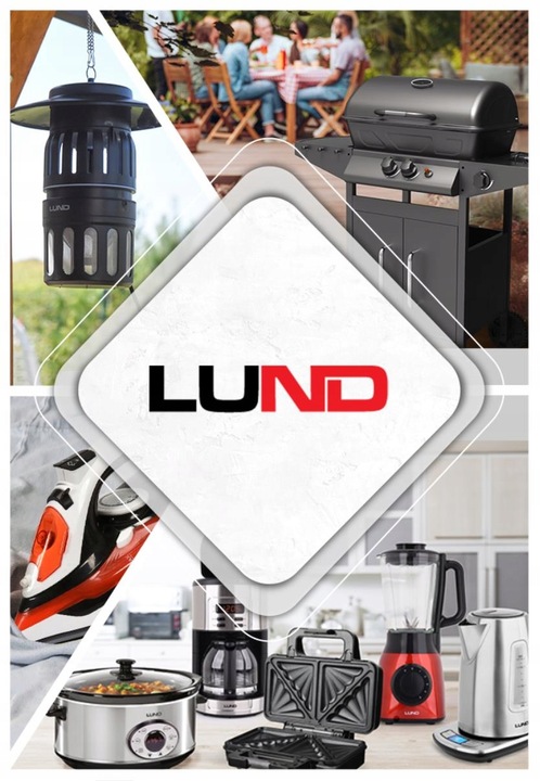 CZAJNIK ELEKTRYCZNY LUND 2200W 1,5L CZARNY PODWÓJNE ŚCIANKI