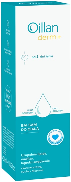 OILLAN Derm+ Balsam do ciała skóra atopowa 400 ml