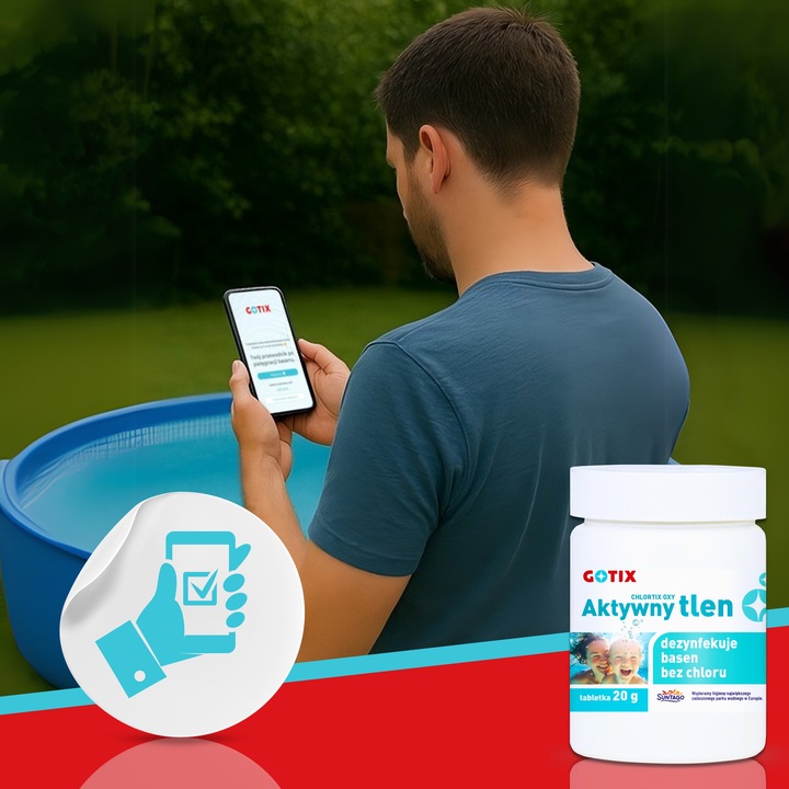 Aktywny Tlen do Basenu Jacuzzi SPA Chemia Basenowa bez Chloru Tabletki