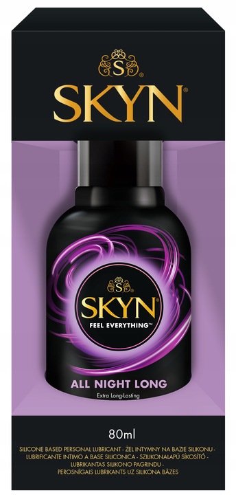 Żel Intymny SKYN ALL NIGHT LONG 80ml Potęgujący Doznania na Bazie Silikonu