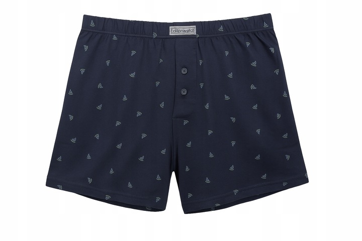 5 PAR BOKSERKI BAWEŁNIANE MĘSKIE KLASYCZNE WZORY COTTON WORLD KOMPLET - L