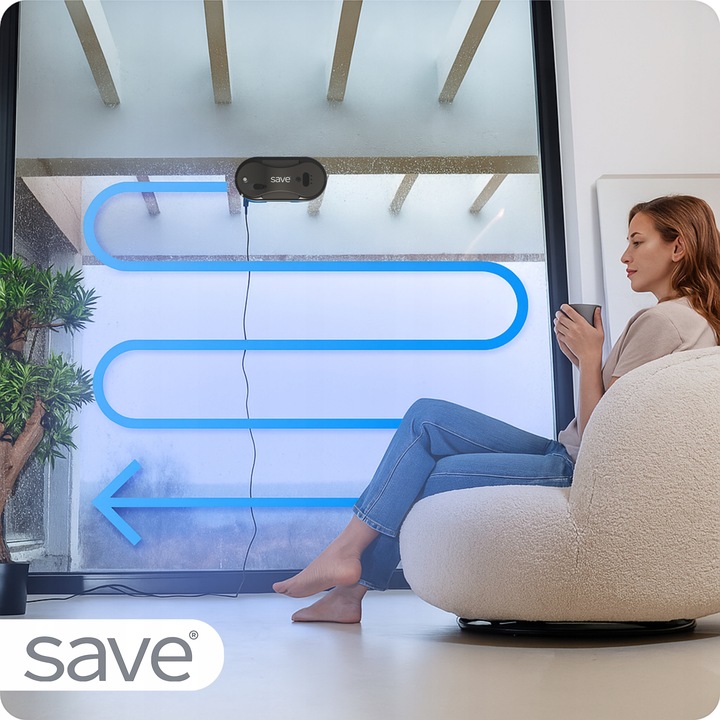 ROBOT DO OKIEN SZYB LUSTER MYJKA DO OKIEN Inteligentny Myjący Okna