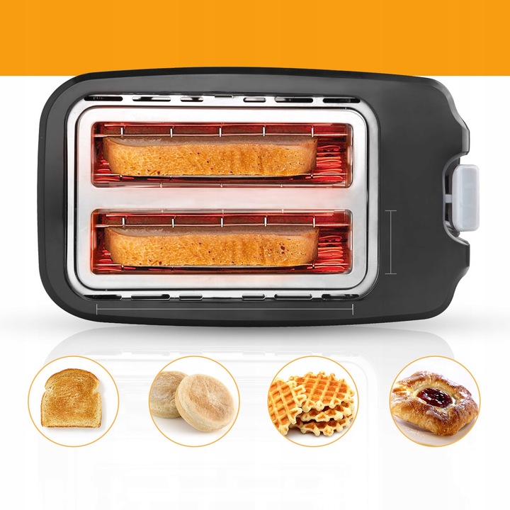 TOSTER OPIEKACZ KANAPEK 7 POZIOMÓW 750W 2 KROMKI
