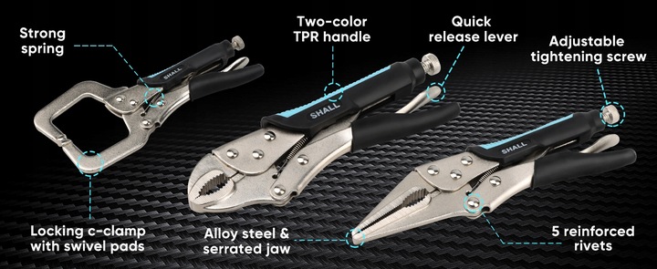 Shall Tools Shall 6-częściowy zestaw szczypiec