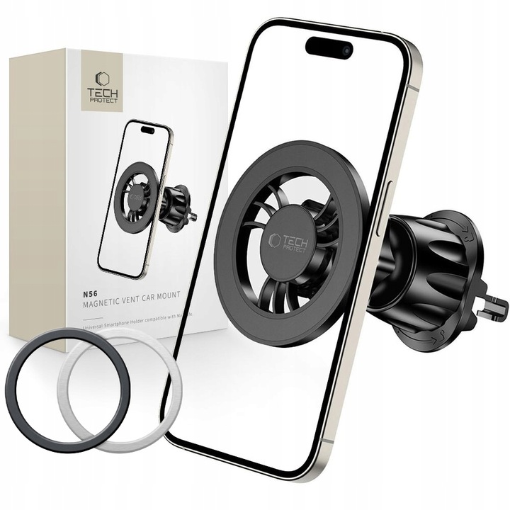 MOCNY UCHWYT SAMOCHODOWY DO SAMOCHODU MAGSAFE NA IPHONE 12 13 14 15 16