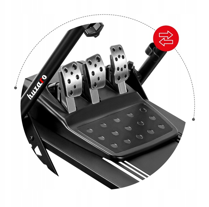 Stojak stelaż wyścigowy do kierownicy regulowany HUZARO SPEED 3.0