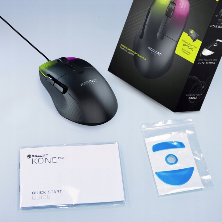 MYSZ ROCCAT Kone Pro MYSZKA 19000dpi USB NAJLEPSZA MYSZ DO MINECRAFT 175CPS