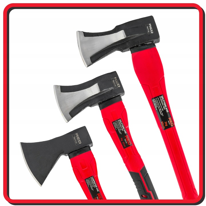 SIEKIERA ROZŁUPUJĄCA ZESTAW SIEKIER TOPOREK CIESIELSKA DO ŁUPANIA 3