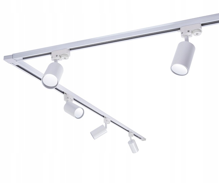 Zestaw Szynoprzewód 2m + 1m + łącznik + 5x GU10