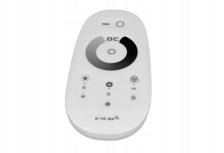 ŚCIEMNIACZ LED STEROWNIK RF RADIOWY MONO PILOT TOUCH 12A 144W UCHWYT