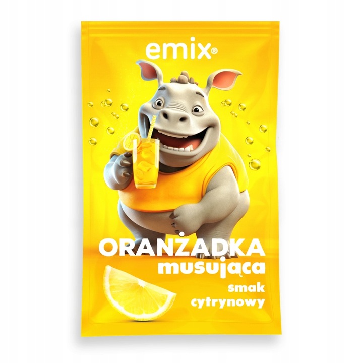 Emix Oranżada o smaku cytrynowym 16 g x 40 sztuk