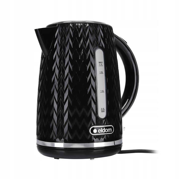 CZAJNIK ELEKTRYCZNY BEZPRZEWODOWY C260C ELDOM 1,7L 2000W CZARNY