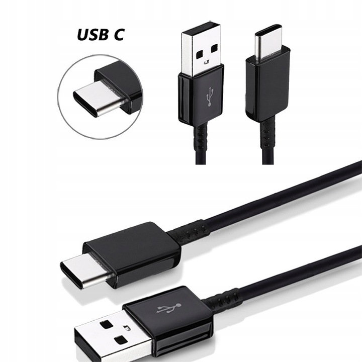 ORYGINALNA SZYBKA ŁADOWARKA SAMSUNG USB - USB C FAST CHARGE TYP C + KABEL