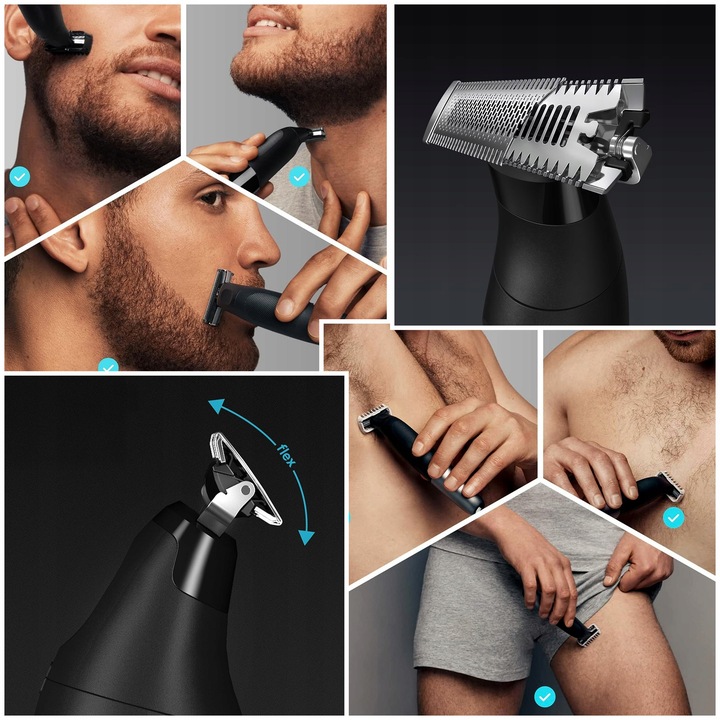 TRYMER DO BRODY NOSA USZU MASZYNKA DO WŁOSÓW GOLARKA BRAUN Series 7