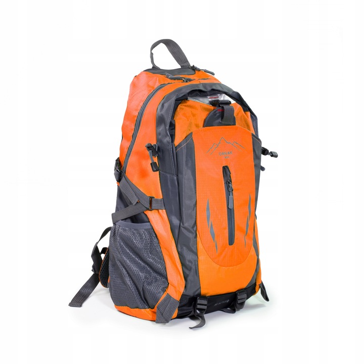 PLECAK TURYSTYCZNY 40L PODRÓŻNY TREKKINGOWY WYCIECZKOWY W GÓRY POMARAŃCZOWY