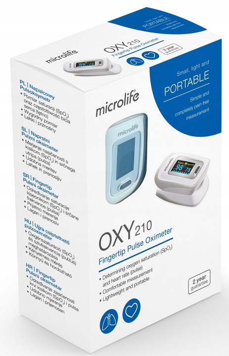 PULSOKSYMETR MICROLIFE OXY PULSOMETR NAPALCOWY SATURACJA NATLENIENIE