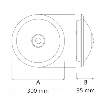 PLAFON OPRAWA LED 2x E27 czujnik ruchu i zmierzchu szkło