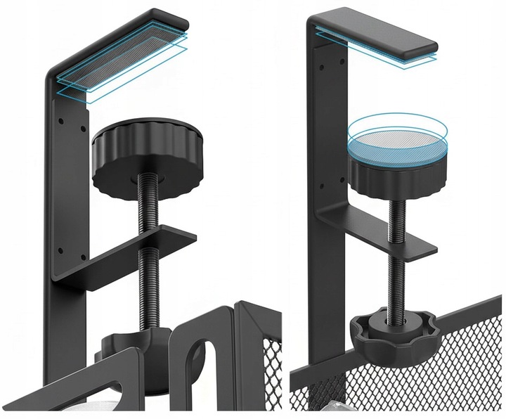 PÓŁKA NA KABLE POD BIURKO BLAT ORGANIZER MASKOWNICA DO KABLI UCHWYT 40