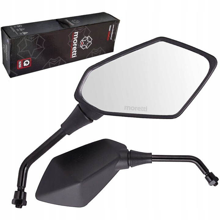 LUSTERKA MOTOCYKLOWE Moretti M10 LR Yamaha czarne