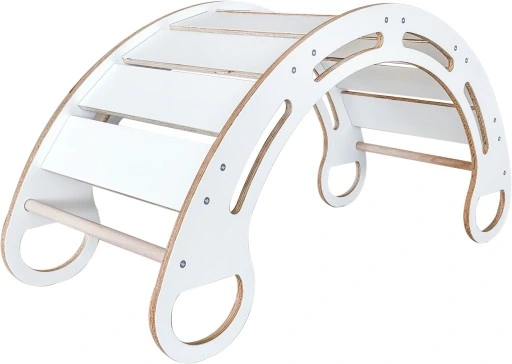 Bujak , bujaczek+zjeżdżalnia- Montessori MDF BIAŁY