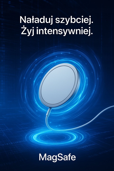 ORYGINALNA ŁADOWARKA INDUKCYJNA APPLE MAGSAFE USB- C MHXH3ZM/A