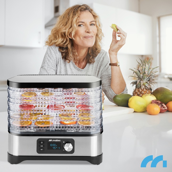 DUŻA SUSZARKA DO GRZYBÓW OWOCÓW WARZYW SPOŻYWCZA 6 SIT MOCNA 450W