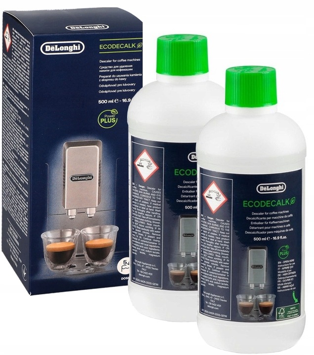 2x Odkamieniacz do ekspresu Delonghi EcoDecalk 500ml | Oryginalny