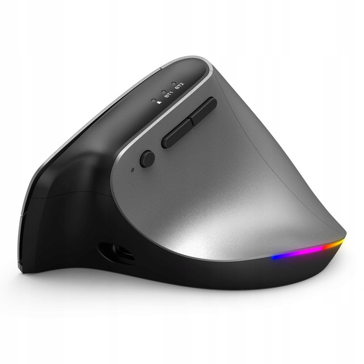 ERGONOMICZNA BEZPRZEWODOWA AKUMULATOROWA MYSZ HAMA EMW-700 2.4GHZ BT USB-C