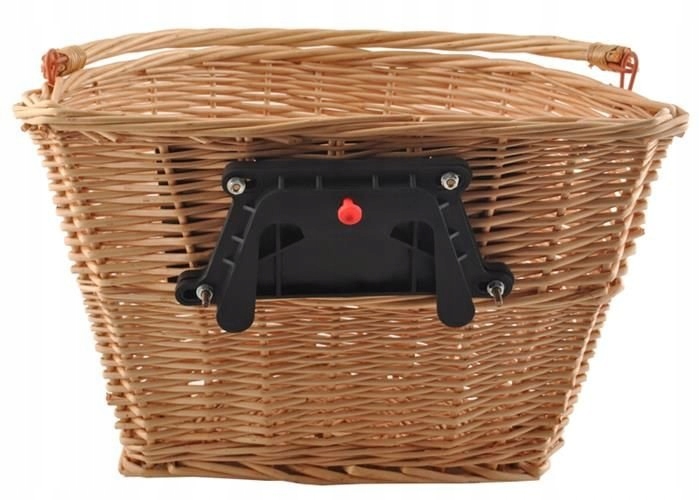KOSZYK WIKLINOWY NA ROWER ZAKUPY ODPINANY + WKŁAD