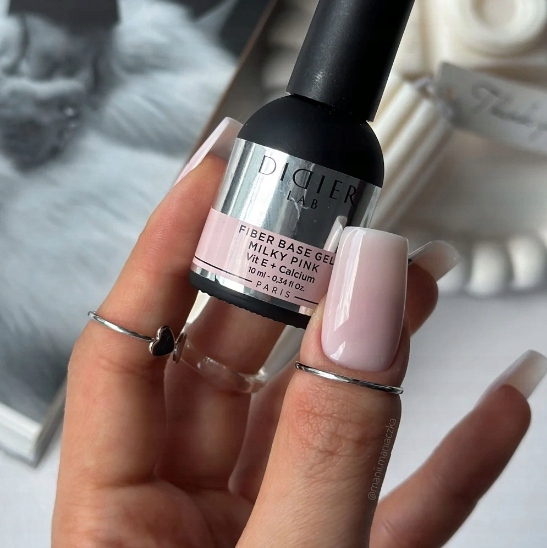 Didier Lab BAZA HYBRYDOWA Z WŁÓKNAMI Smart Fiber Base Milky Pink 10ml