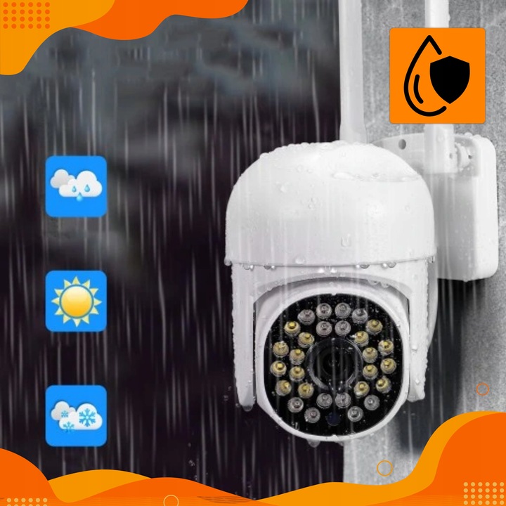 KAMERA OBROTOWA WIFI IP ZEWNĘTRZNA 1080p FULL HD SMART 2MP TRYB NOCNY ZOOM