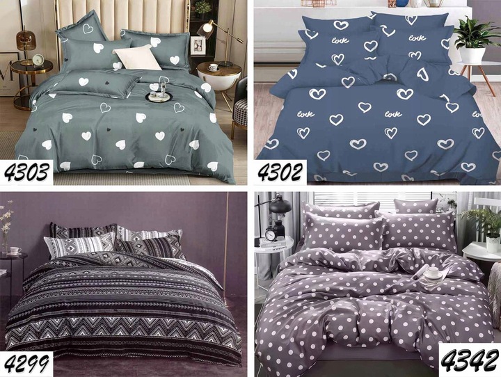 POŚCIEL KOMPLET SYPIALNIA 160x200 BAWEŁNA SATYNOWA 2X POSZEWSKI 70x80 WZORY